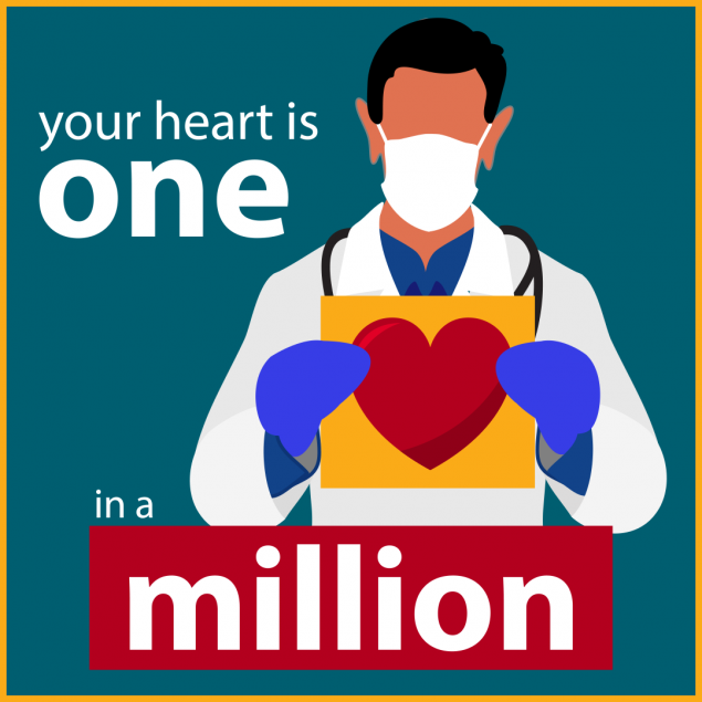 Your heart is one in a million.