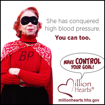 She has conquered high blood pressure. You can too. Make control your goal.