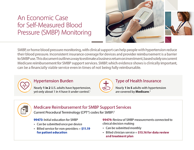 Economic Case for Self-Measured Blood Pressure Monitoring