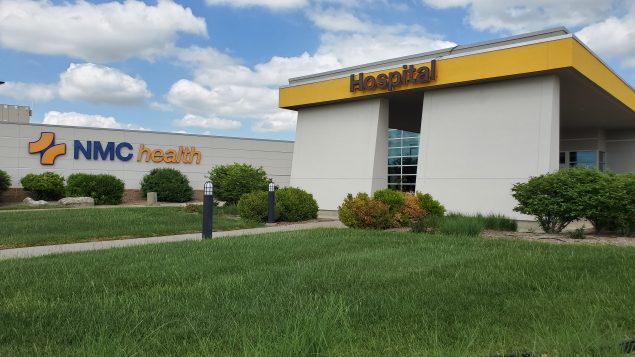 NMC-Health-Entrance-close NMC Health building entrance.