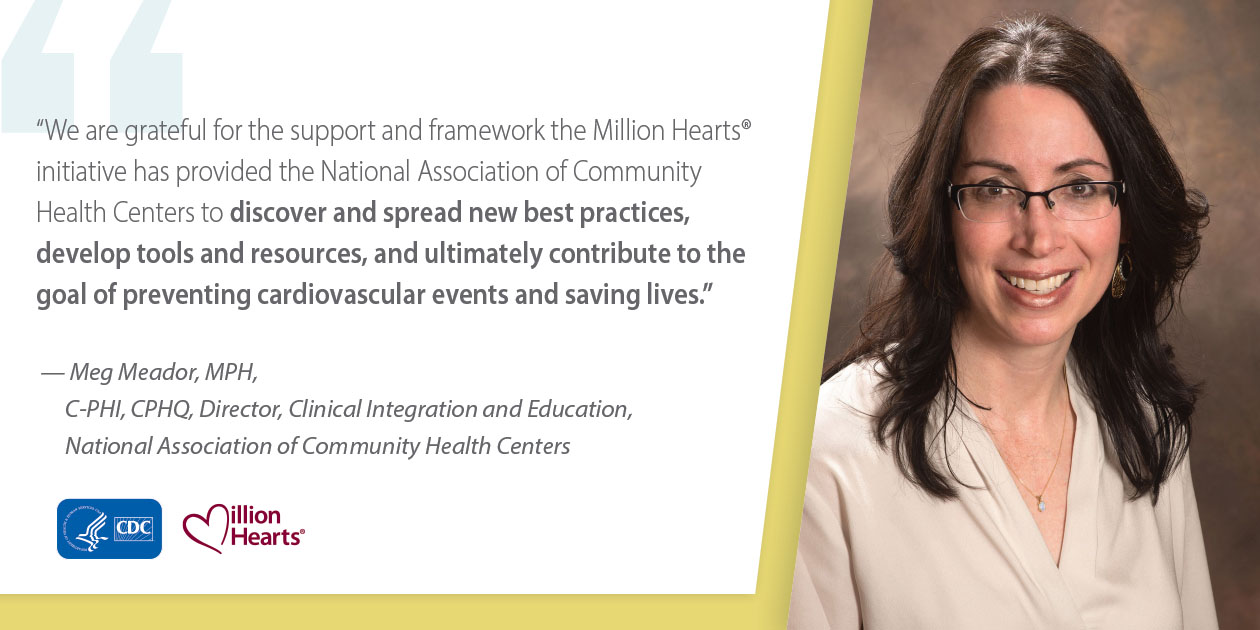 NACHC contributes to the goal of preventing cardiovascular events and saving lives with the support of Million Hearts.