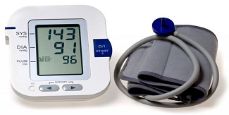 Home blood pressure monitor.